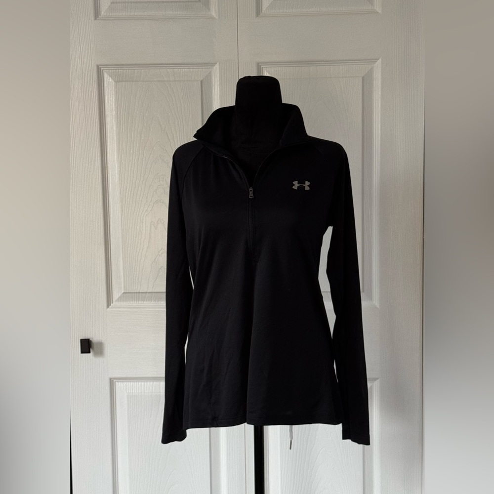 Under Armour Women's Black Quarter-Zip Top